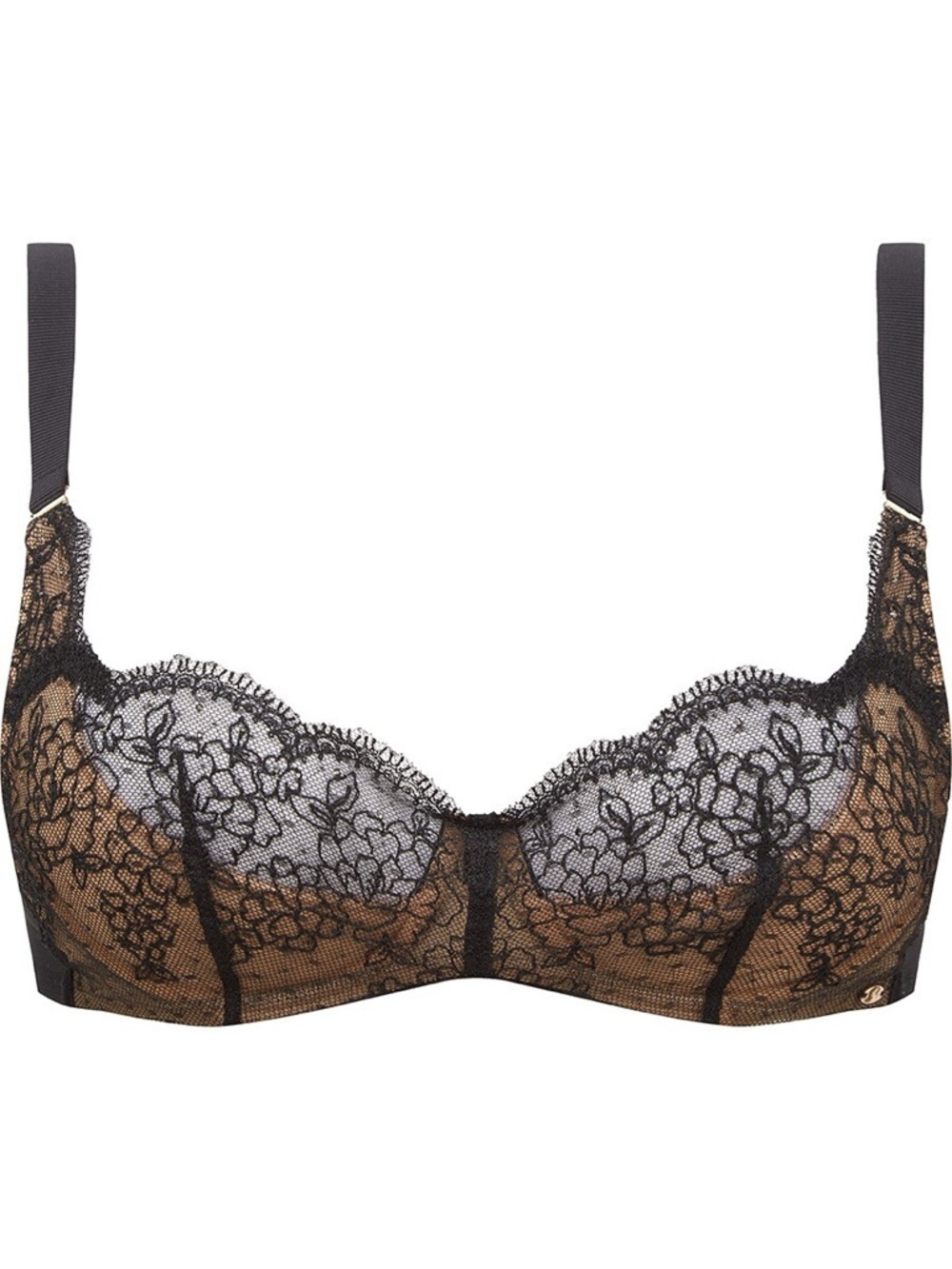 Gossard VIP Devotion Uplifting Balconette Bra - Black Lace